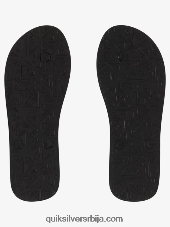мушкарци Quiksilver Молокаи панел јапанке црно/наранџасто Z824VN568