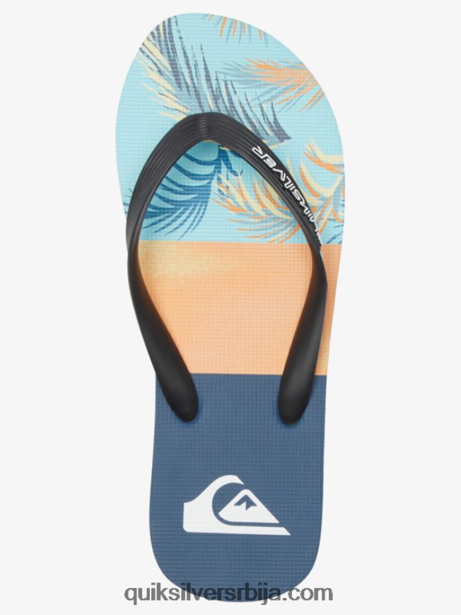 мушкарци Quiksilver Молокаи панел јапанке плава/црна/жута Z824VN569