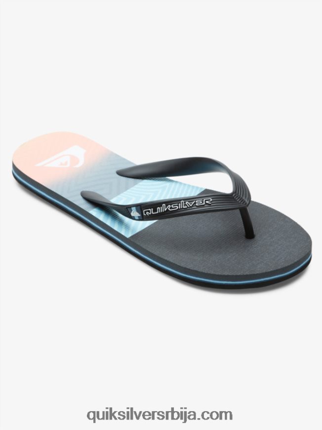 мушкарци Quiksilver Молокаи панел јапанке плава/наранџаста Z824VN571