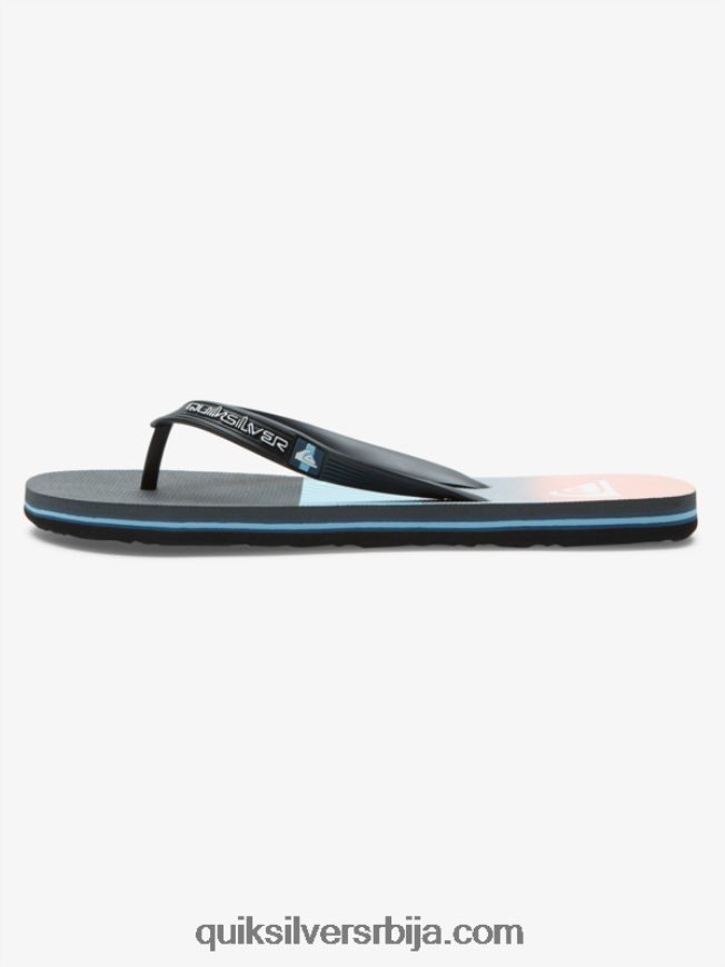 мушкарци Quiksilver Молокаи панел јапанке плава/наранџаста Z824VN571