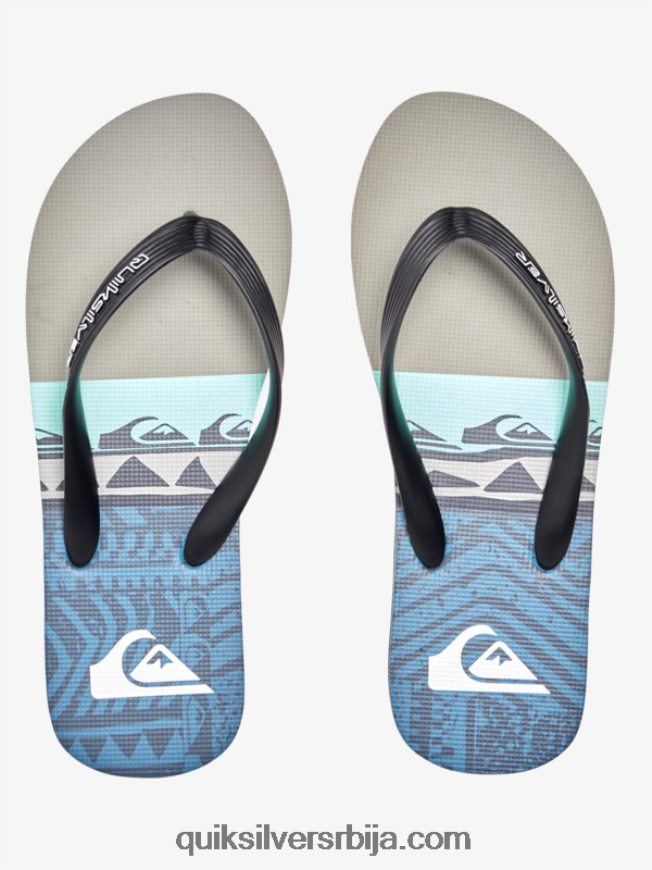 мушкарци Quiksilver Молокаи панел јапанке сива/црна/плава Z824VN572