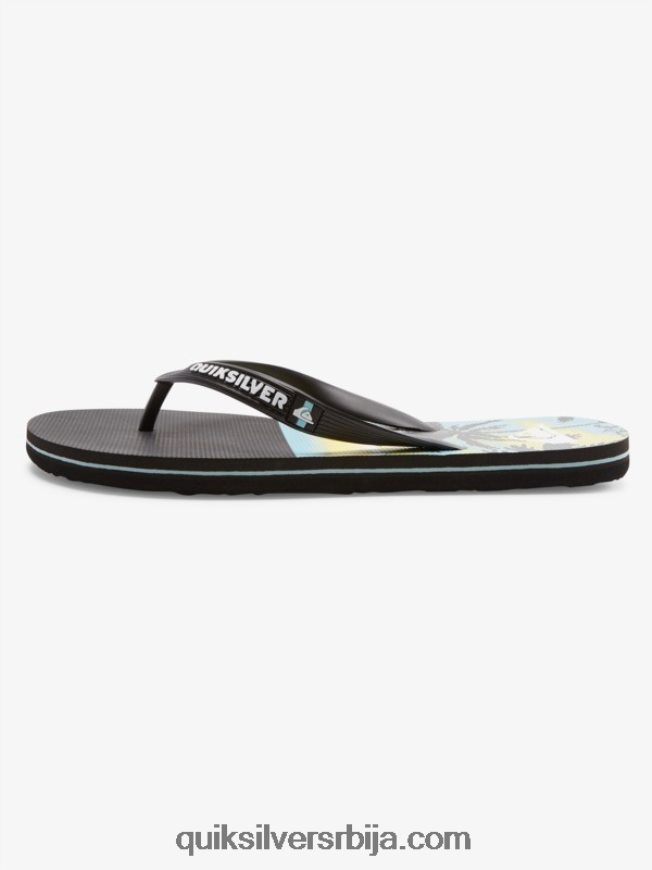 мушкарци Quiksilver Молокаи панел јапанке црн Z824VN574