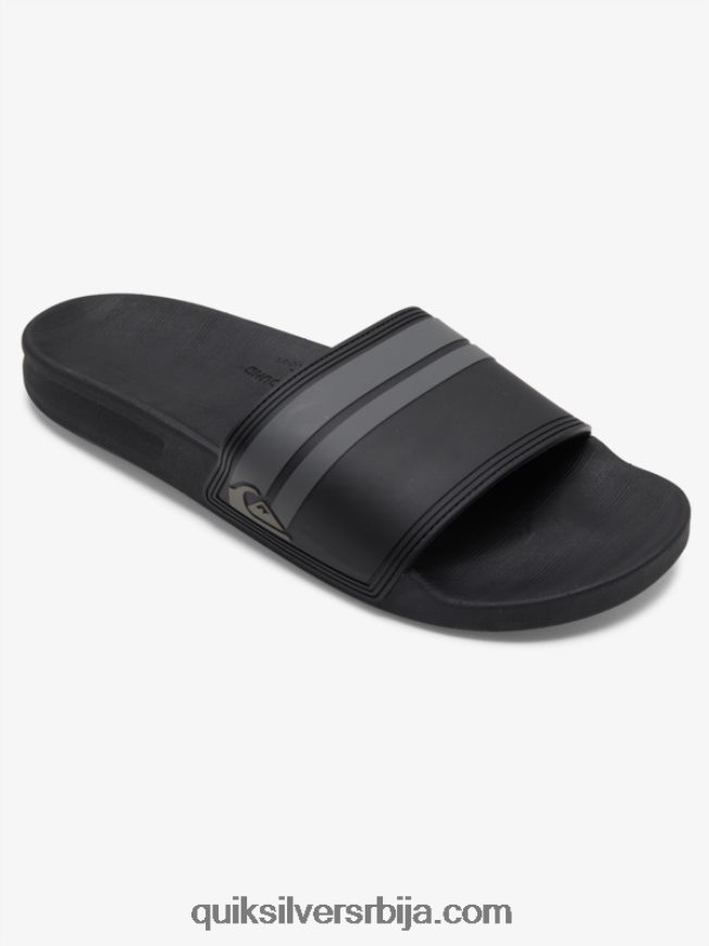мушкарци Quiksilver риви слиде сандале црно/сиво Z824VN763