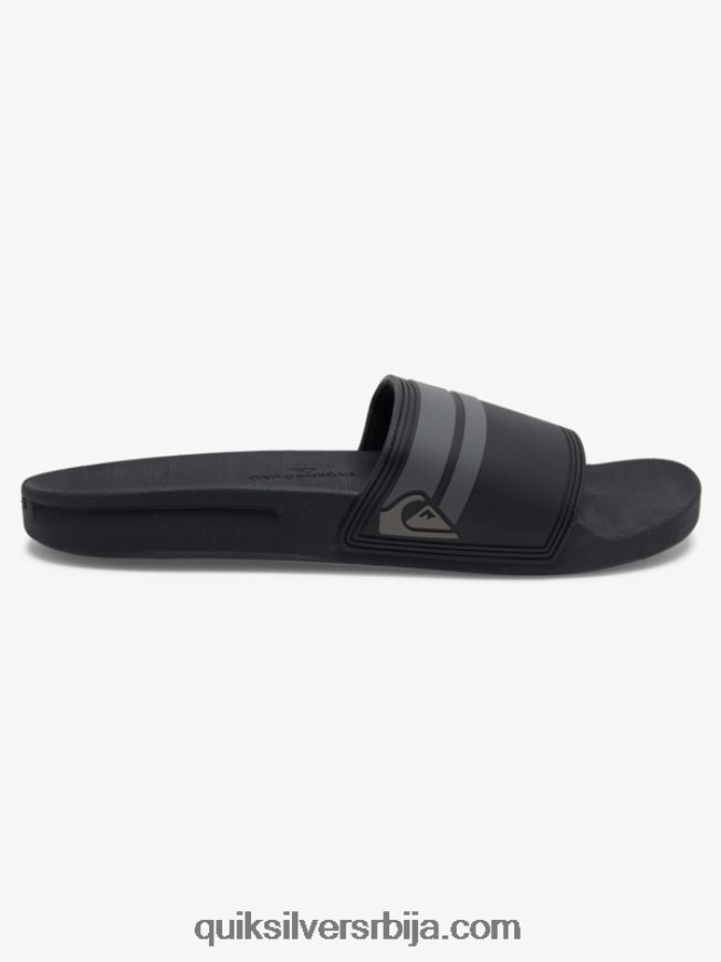 мушкарци Quiksilver риви слиде сандале црно/сиво Z824VN763