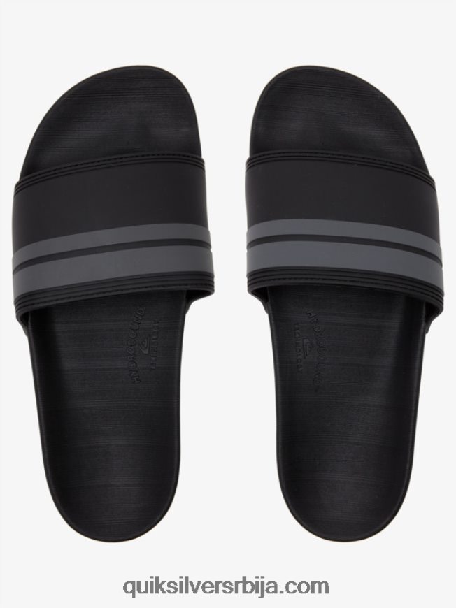мушкарци Quiksilver риви слиде сандале црно/сиво Z824VN763