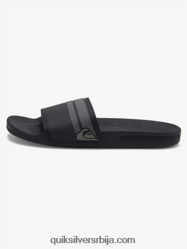 мушкарци Quiksilver риви слиде сандале црно/сиво Z824VN763