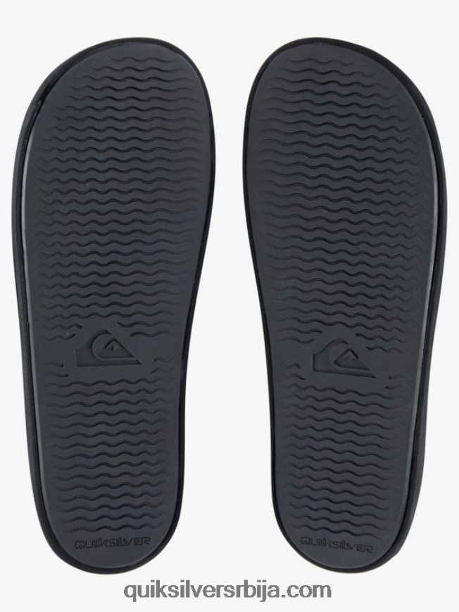 мушкарци Quiksilver риви слиде сандале црно/сиво Z824VN763