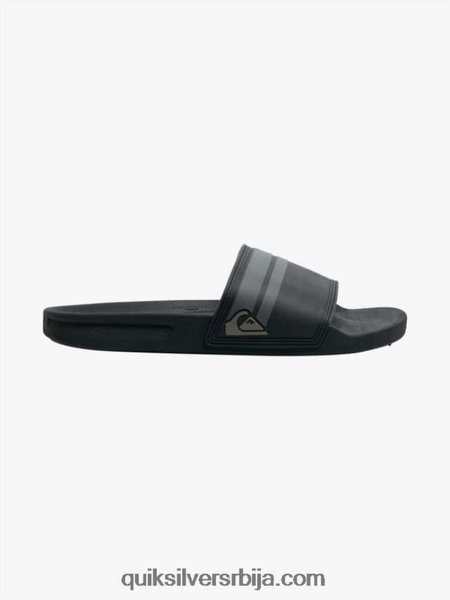 мушкарци Quiksilver риви слиде сандале црно/сиво Z824VN763