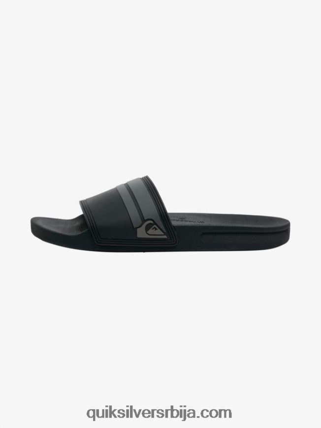 мушкарци Quiksilver риви слиде сандале црно/сиво Z824VN763