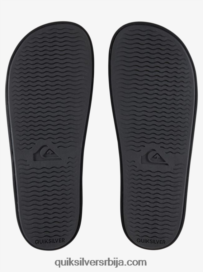 мушкарци Quiksilver риви слиде сандале бело црно Z824VN765