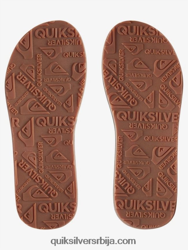 мушкарци Quiksilver царвер сандале од нубука чврста црна Z824VN913