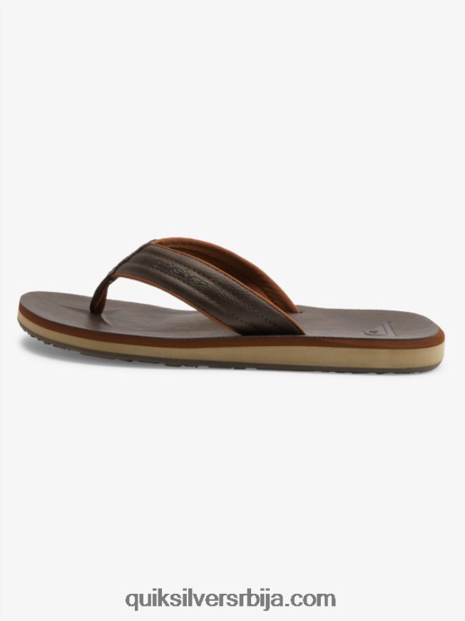 мушкарци Quiksilver царвер сандале од нубука демитассе - чврст Z824VN919