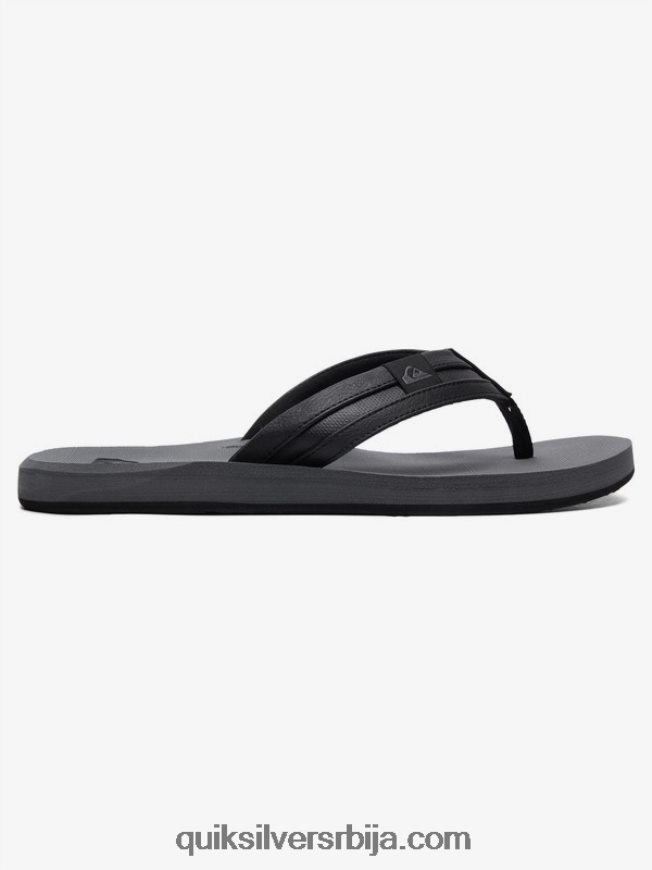мушкарци Quiksilver царвер скуисх сандале црно/сиво Z824VN936