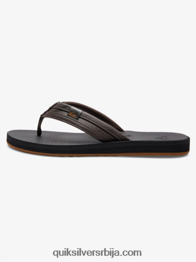 мушкарци Quiksilver царвер скуисх сандале браон црни Z824VN937