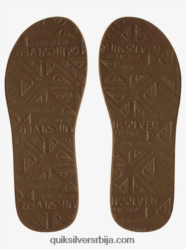 мушкарци Quiksilver царвер скуисх сандале браон црни Z824VN937