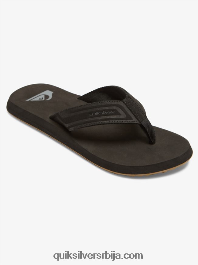 мушкарци Quiksilver сандале са језгром мајмунског кључа црн Z824VN971