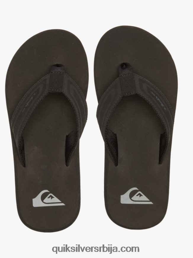 мушкарци Quiksilver сандале са језгром мајмунског кључа црн Z824VN971