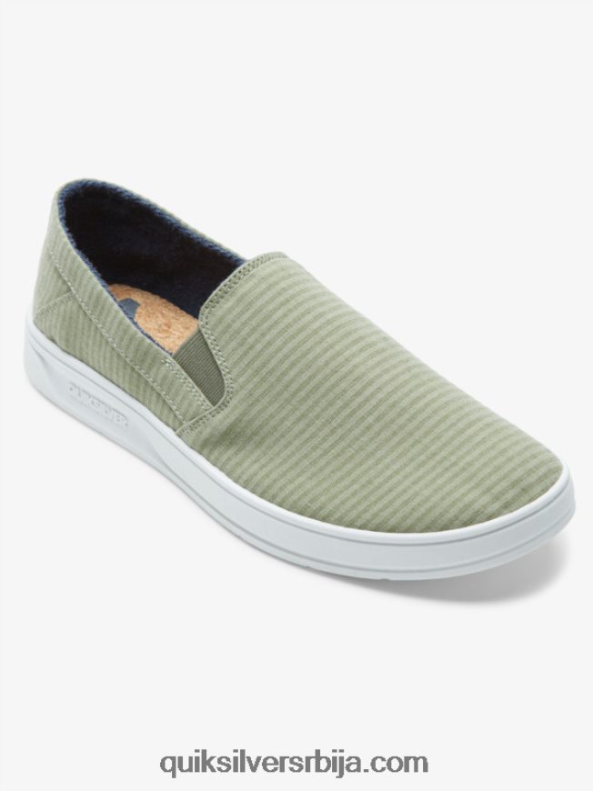 мушкарци Quiksilver харбор Вхарф слип-он ципеле зелено 1 Z824VN1289