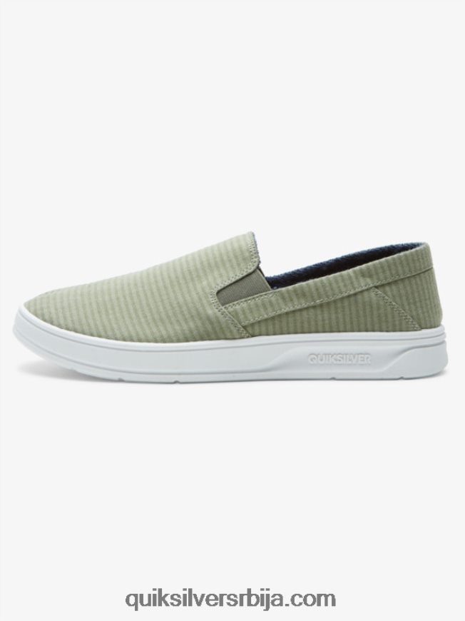мушкарци Quiksilver харбор Вхарф слип-он ципеле зелено 1 Z824VN1289