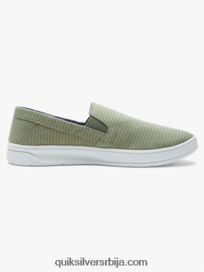 мушкарци Quiksilver харбор Вхарф слип-он ципеле зелено 1 Z824VN1289