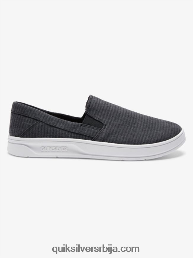 мушкарци Quiksilver харбор Вхарф слип-он ципеле црн Z824VN1288