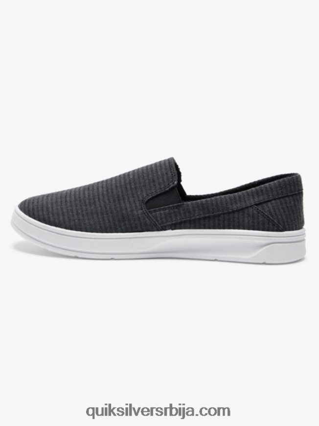 мушкарци Quiksilver харбор Вхарф слип-он ципеле црн Z824VN1288