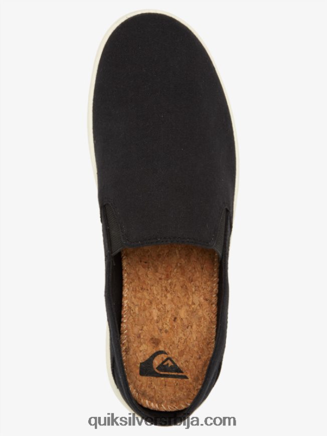 мушкарци Quiksilver харбор Вхарф слип-он ципеле црно бели Z824VN1290