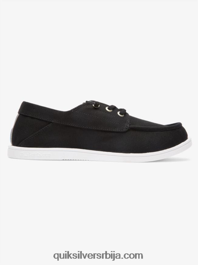 мушкарци Quiksilver лучке издубљене ципеле црно бели Z824VN1884