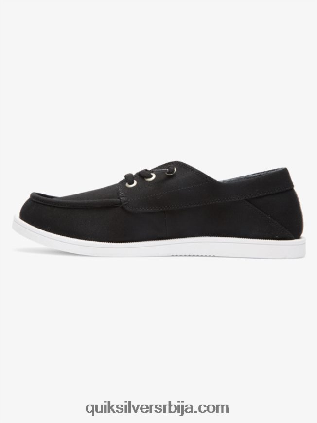 мушкарци Quiksilver лучке издубљене ципеле црно бели Z824VN1884