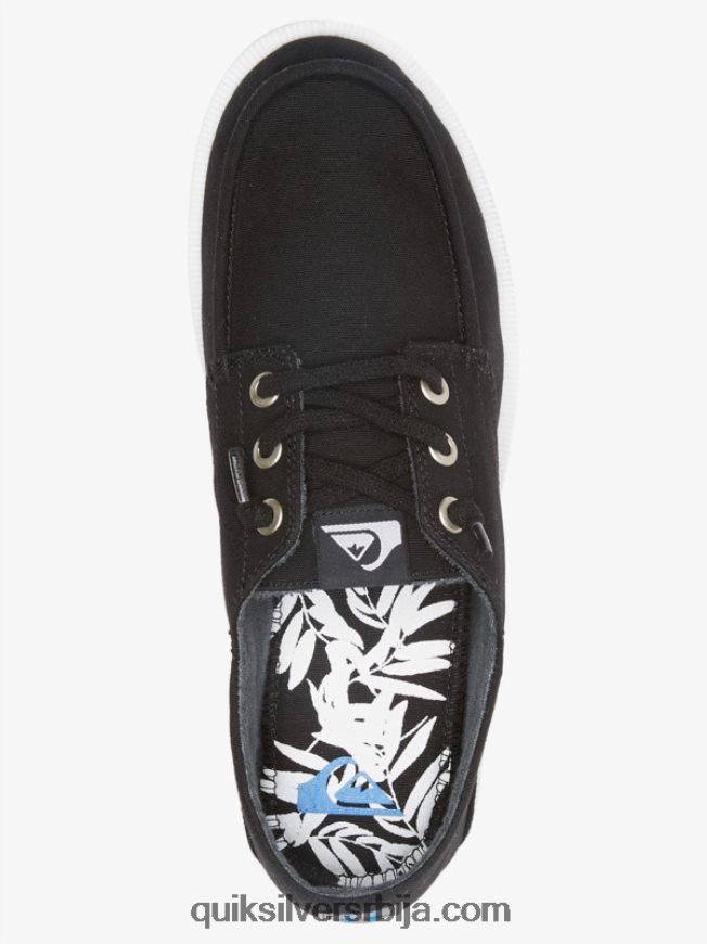 мушкарци Quiksilver лучке издубљене ципеле црно бели Z824VN1884